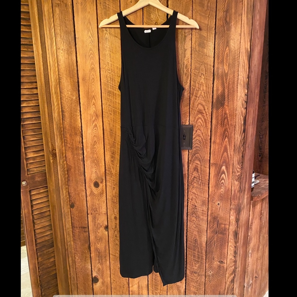 Black asymmetrical dress, like new